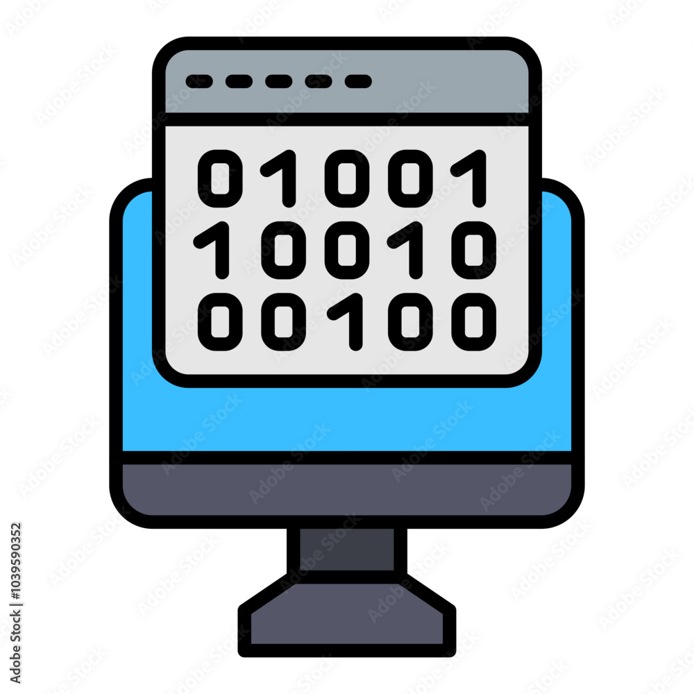 Binary Code Icon Binary Code Icon