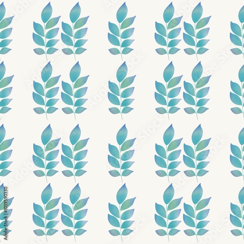 Obraz na płótnie Leaves seamless pattern on background. w salonie