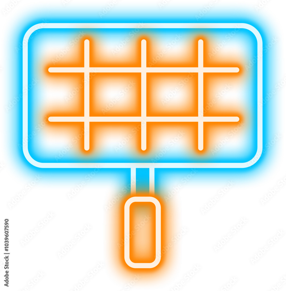 Neon Barbeque Equipment
