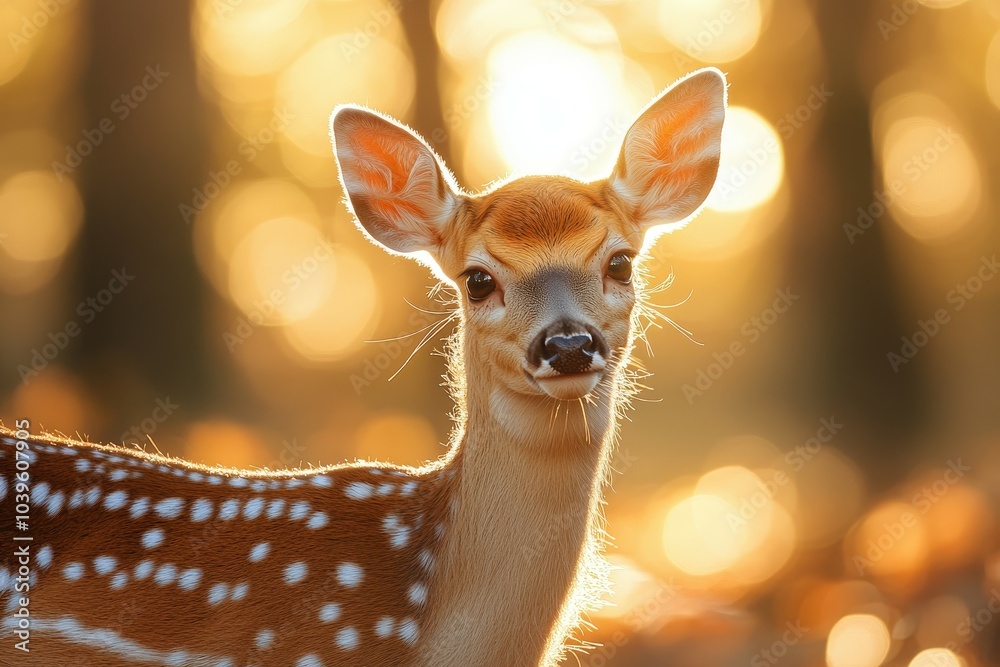 white-tailed deer (Odocoileus virginianus). Beautiful simple AI generated image white-tailed deer (Odocoileus virginianus). Beautiful simple AI generated image