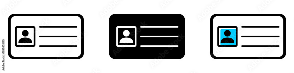 ID card icon vector design, editable icon, vector, illustration
ID card icon vector design, editable icon, vector, illustration