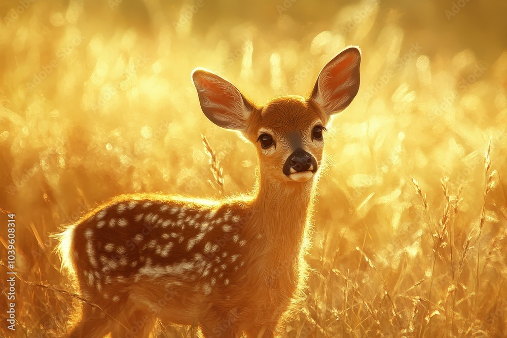 white-tailed deer (Odocoileus virginianus). Beautiful simple AI generated image white-tailed deer (Odocoileus virginianus). Beautiful simple AI generated image