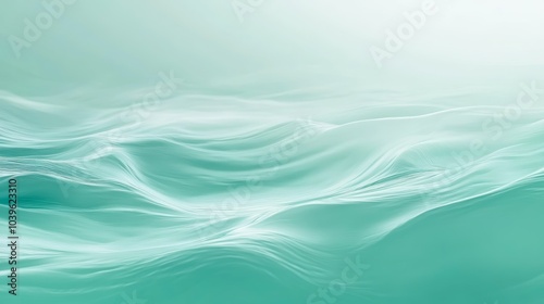 Abstract blue and white wave pattern, a serene background for design