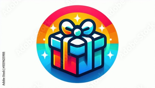 a gift illustration vector