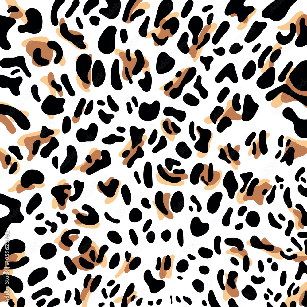 Black and Brown Leopard, Cheetah, Jaguar layered print pattern perfect for decorative and more. Black and Brown Leopard, Cheetah, Jaguar layered print pattern perfect for decorative and more.