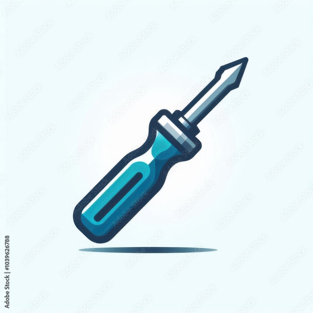 screwdriver in blue screwdriver in blue