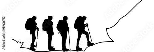 going on mountain climbing adventures, hiking with the joy of getting to know nature further for self-satisfaction, protecting, preserving and enjoying it

