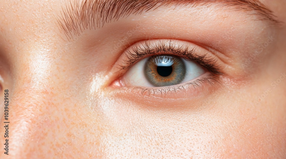 Obraz premium Close-up of a Woman's Eye.