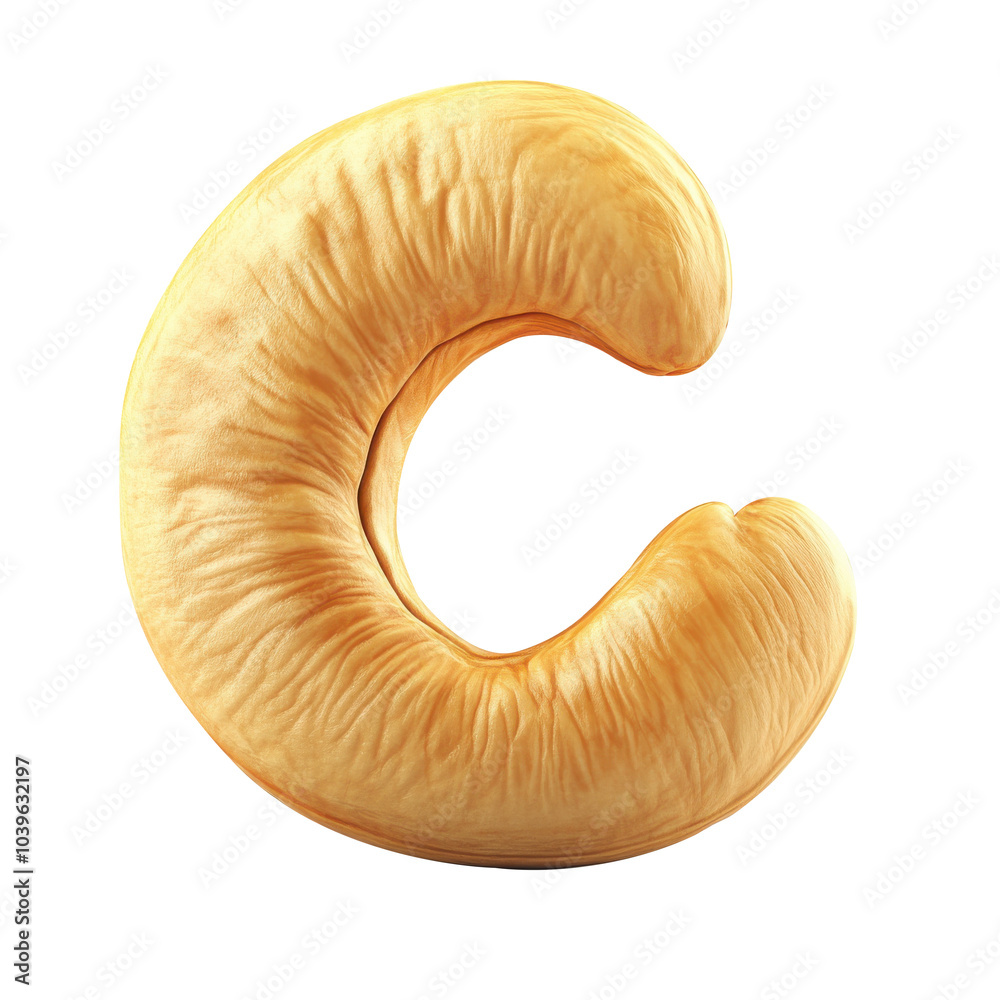 cashew nut isolated white background. cashew nut isolated white background.