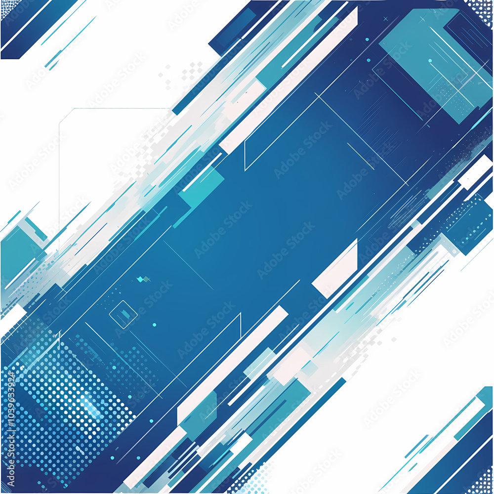 Abstract geometric background with blue and white shapes in a dynamic composition, perfect for modern designs. Abstract geometric background with blue and white shapes in a dynamic composition, perfect for modern designs.