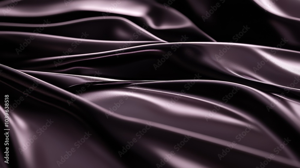 Fototapeta premium A tight shot of a purple fabric, its texture slightly obscured by a soft blur