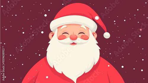 Illustration of Santa Claus. Christmas. New Year.