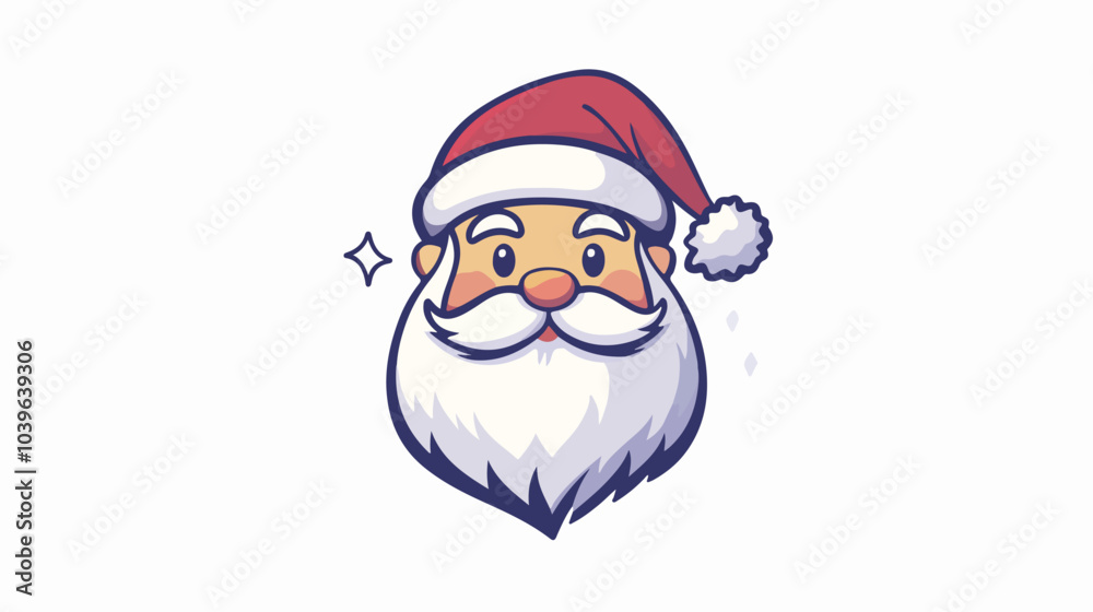 Illustration of Santa Claus. Christmas. New Year. Illustration of Santa Claus. Christmas. New Year.