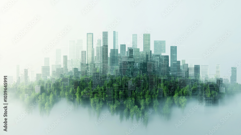 A city with a lot of buildings and trees A city with a lot of buildings and trees