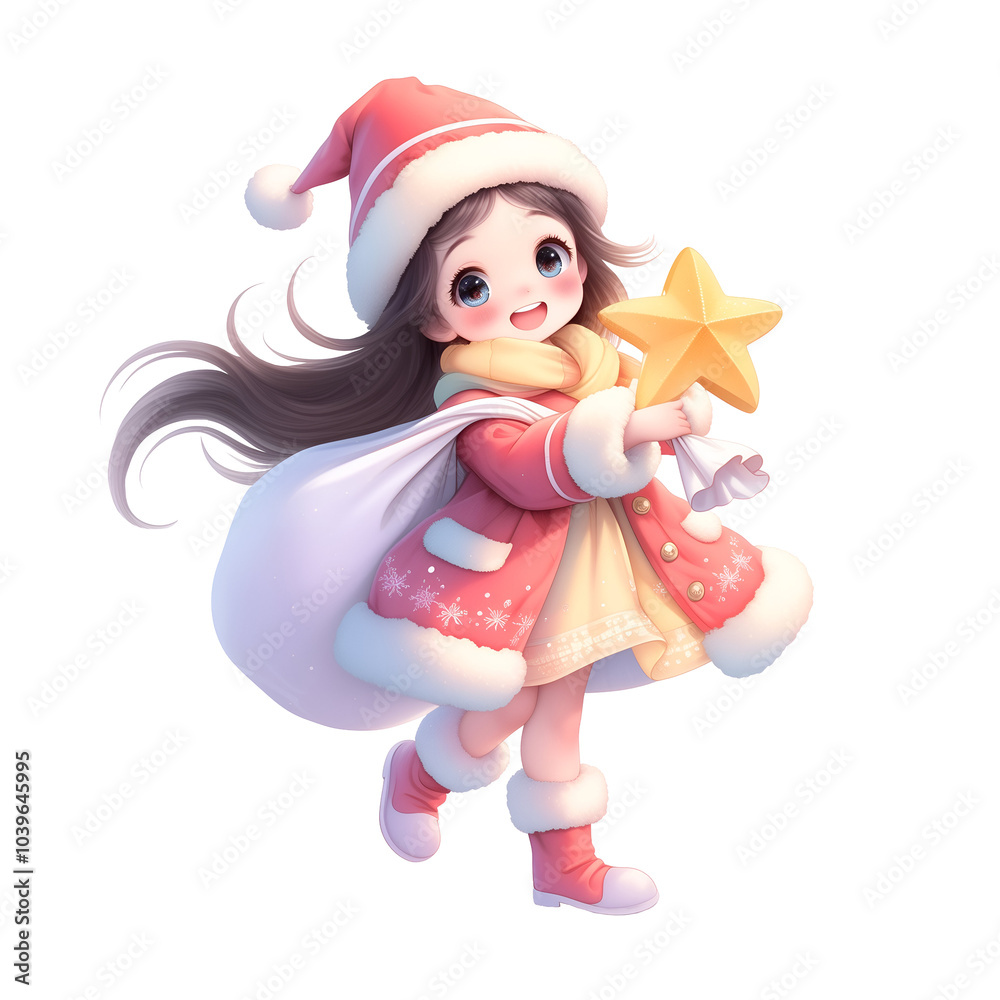 illustration of A cute girl in a velvet dress
, Generative AI illustration of A cute girl in a velvet dress
, Generative AI