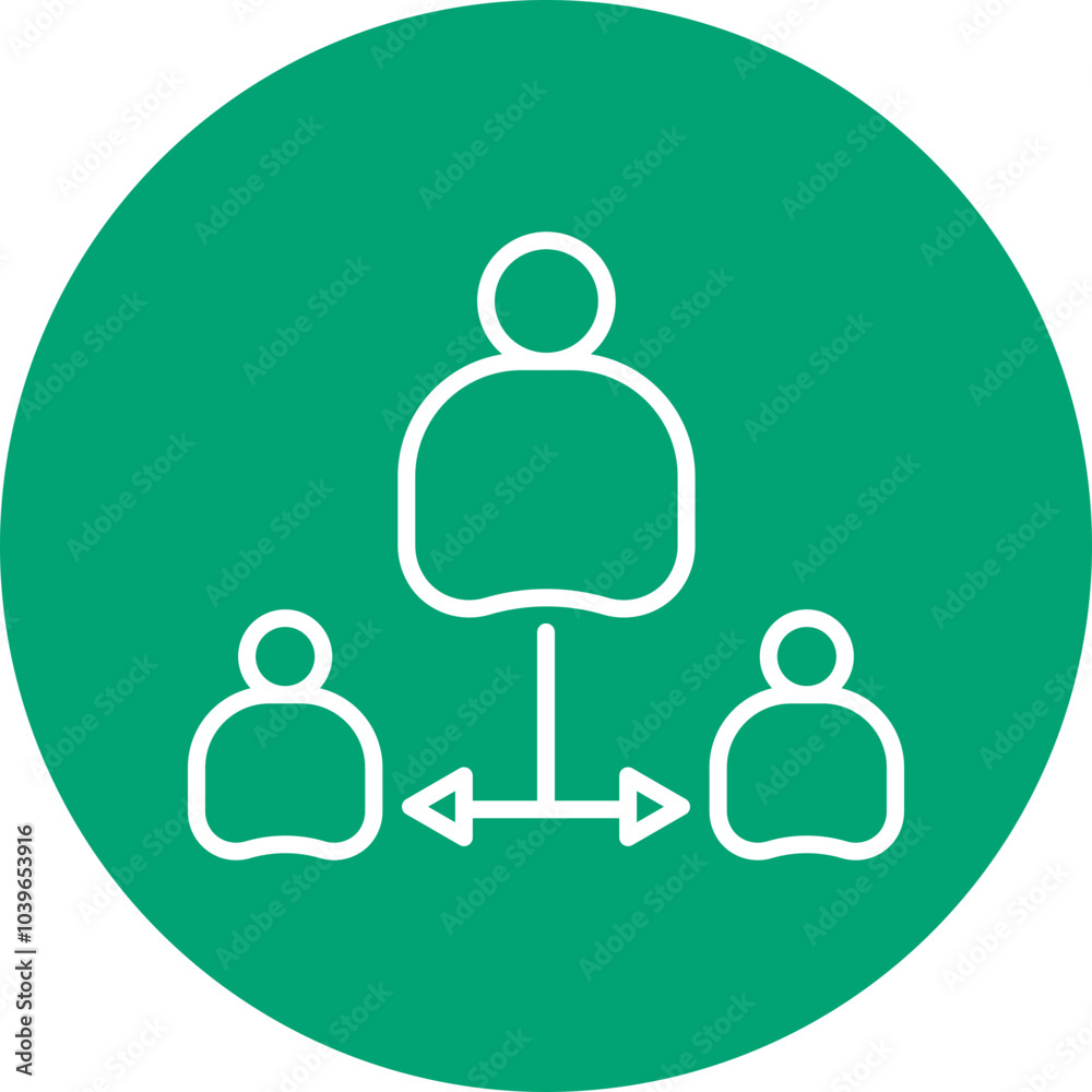 Support line circle icon Support line circle icon