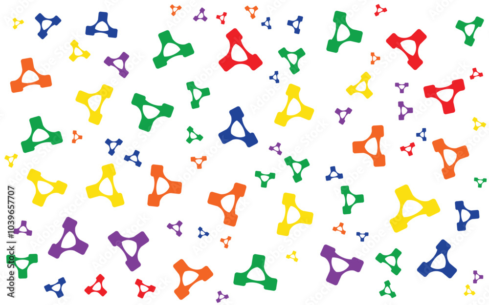 Colorful Shape Abstract background in flat style Colorful Shape Abstract background in flat style