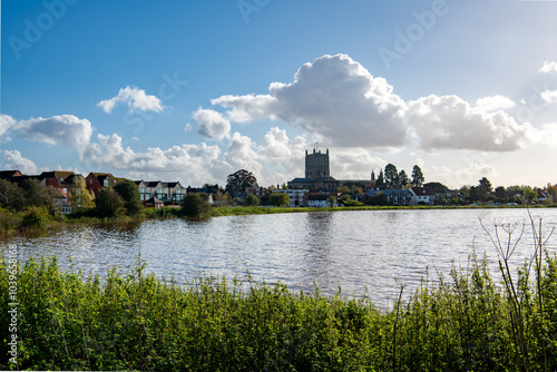 The Ham in flood at Tewkesbury