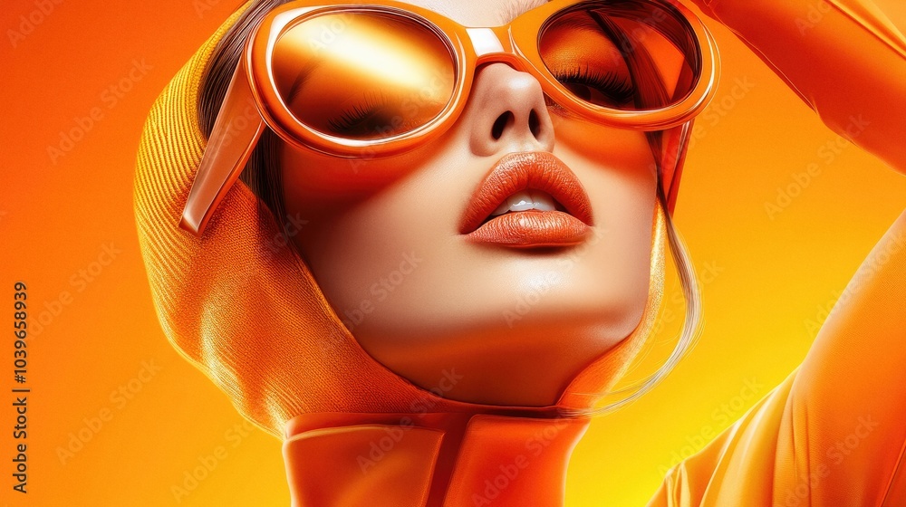 High fashion women retro 1960s sci-fi concept High fashion women retro 1960s sci-fi concept