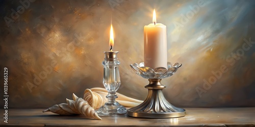 still life with candle