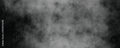 A moody and mysterious portrayal of fog cascading softly into the shadows

