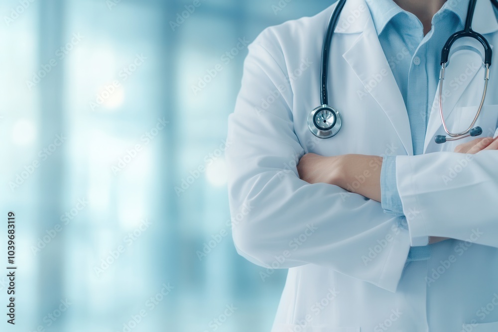 Doctor in White Lab Coat Holding a Stethoscope Doctor in White Lab Coat Holding a Stethoscope