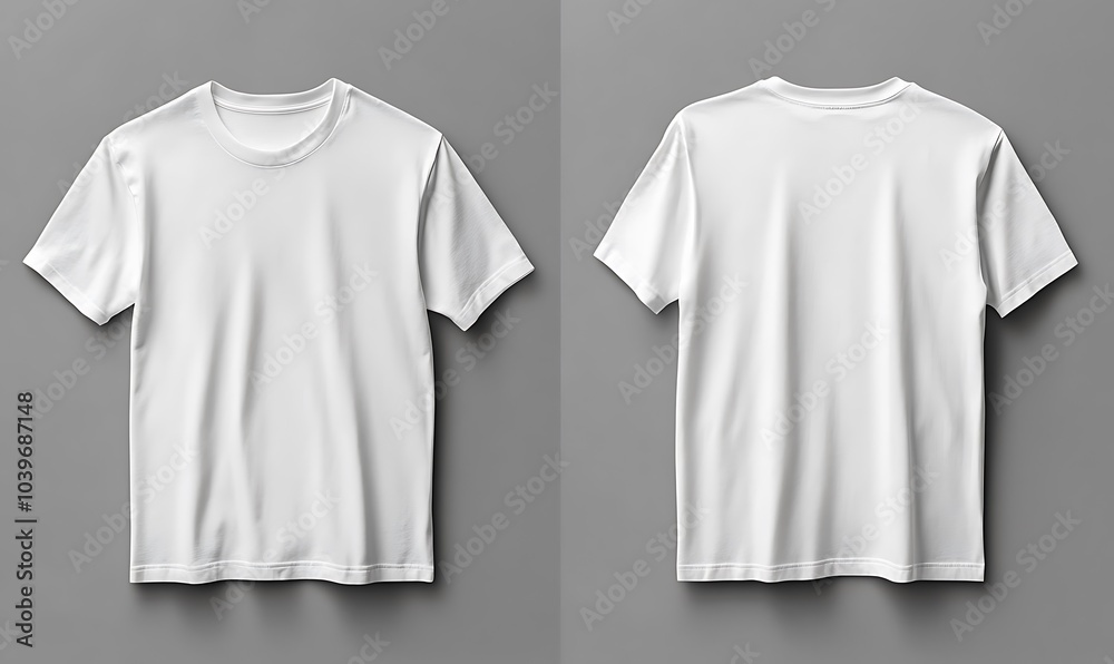 Close-up of clothes hanging on gray background, Generative Ai
Close-up of clothes hanging on gray background, Generative Ai