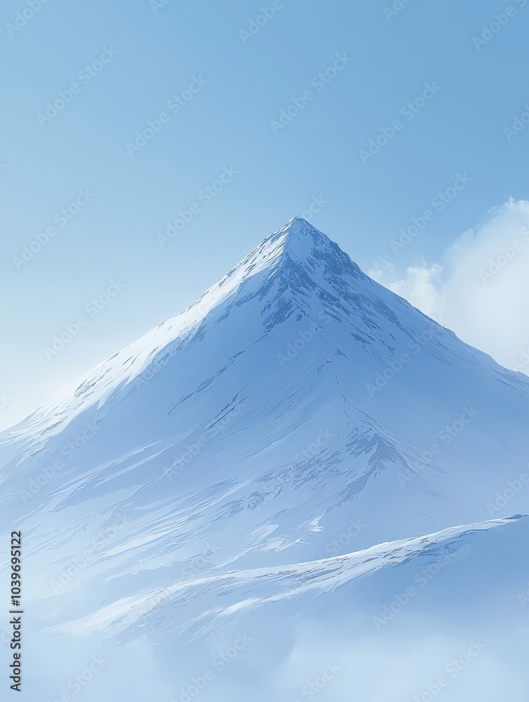 Melting fresh snow on a mountain peak capturing the essence of nature's beauty and the gigapixel standard Melting fresh snow on a mountain peak capturing the essence of nature's beauty and the gigapixel standard