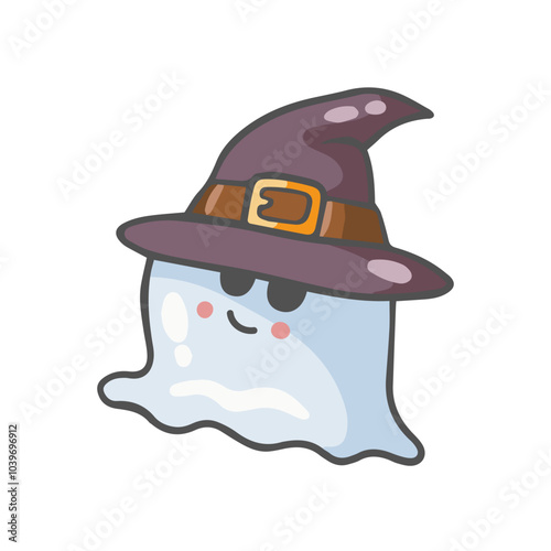 Happy Halloween. Web banner or invitation. Stickers for social networks. Vector illustration. 