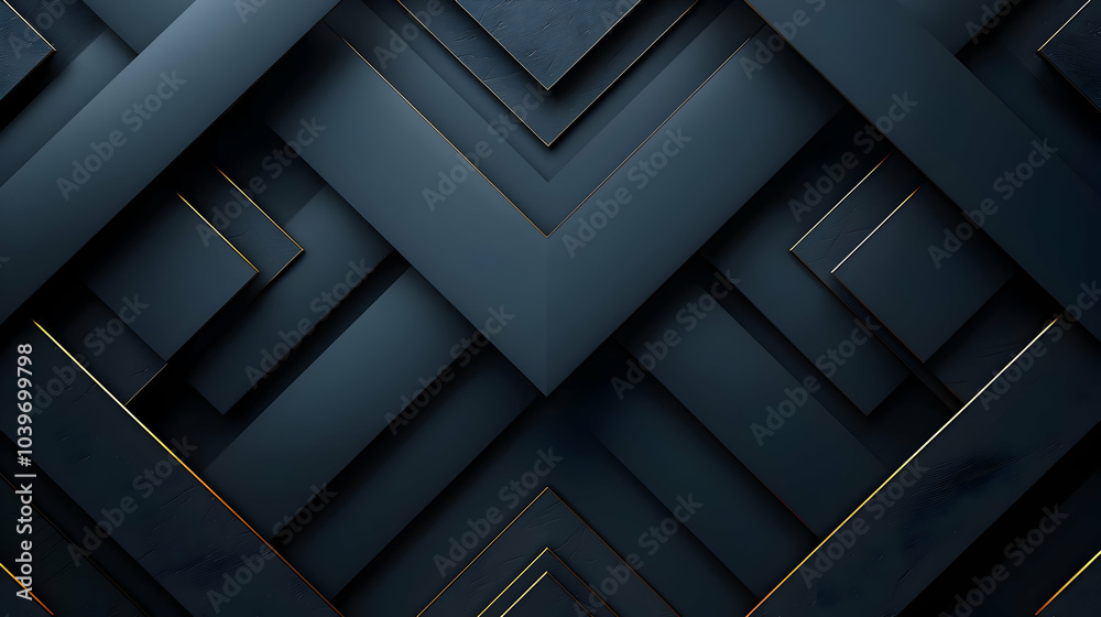Abstract Black and Gold Geometric Background Abstract Black and Gold Geometric Background