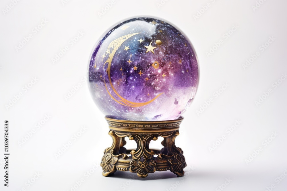 Astronomy crystal sphere purple. Astronomy crystal sphere purple.