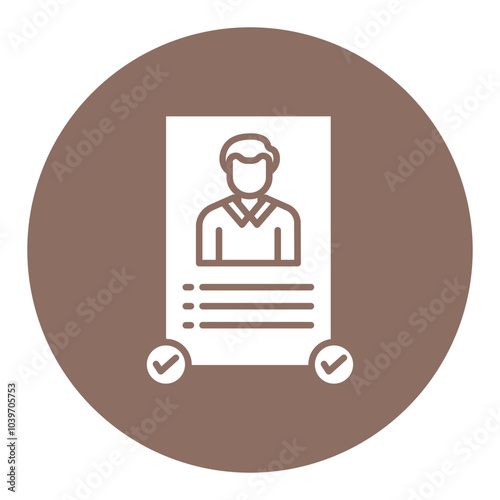 Job Candidate Male Icon