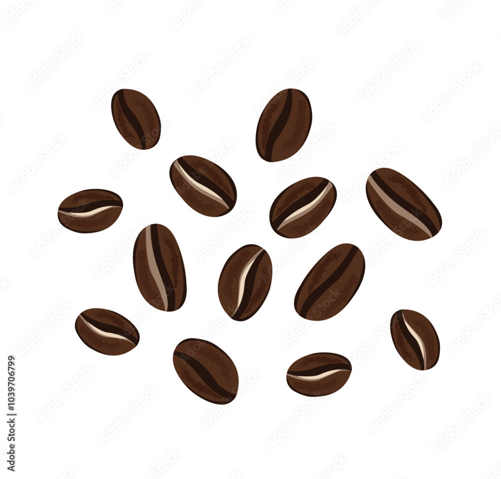 coffee beans vector illustration coffee beans vector illustration
