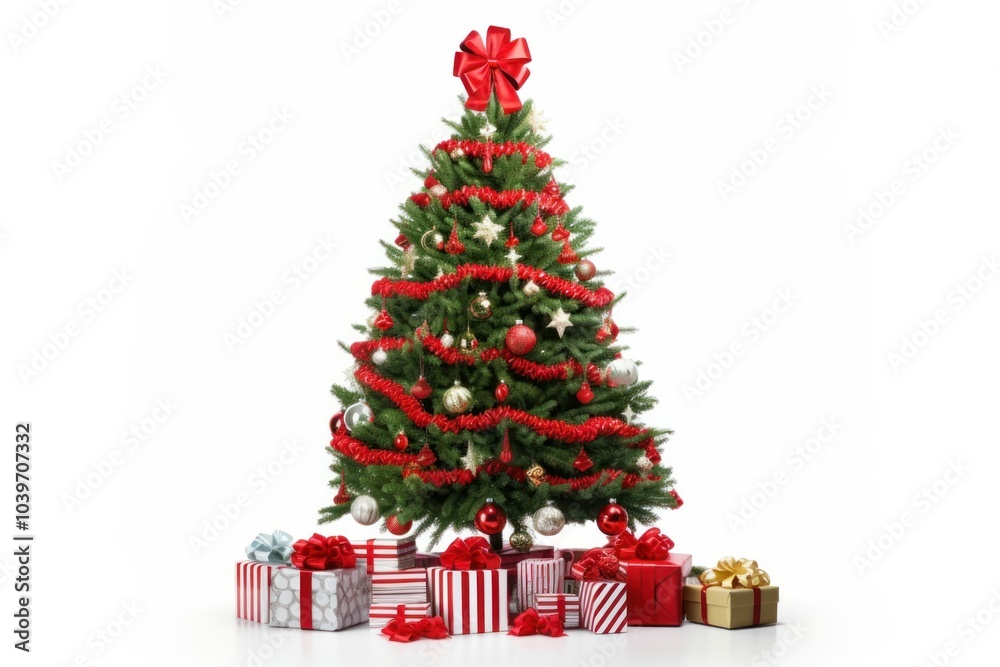 Christmas tree decoration plant gift.