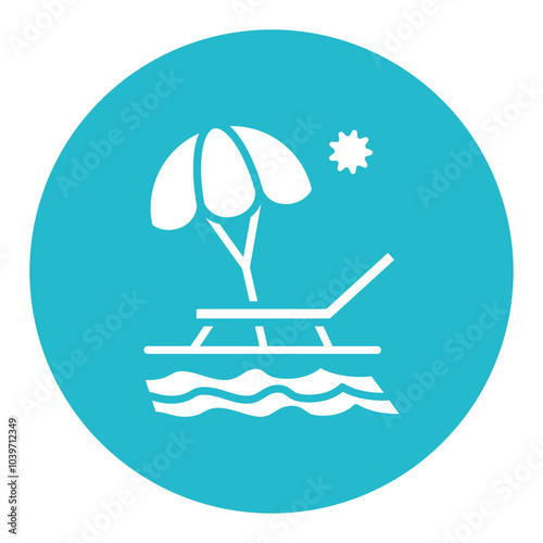 Sun Lounger Icon