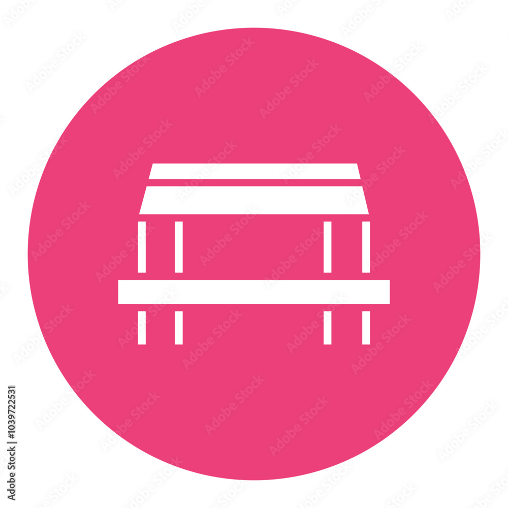 Picnic Table Icon Picnic Table Icon