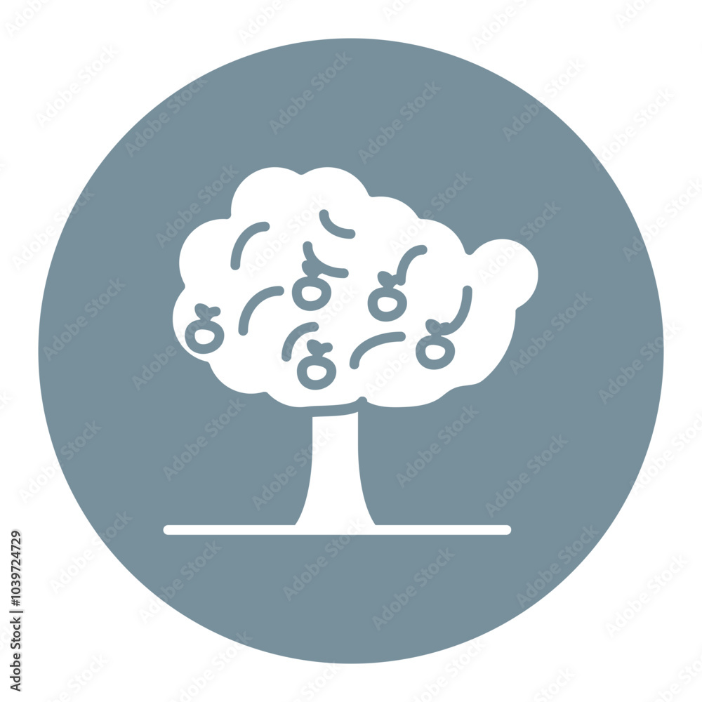 Apple Tree Icon Apple Tree Icon
