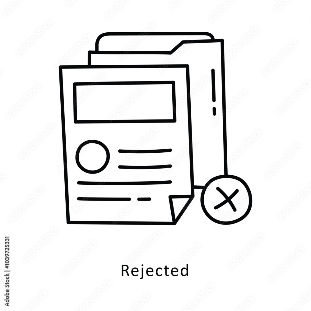 Rejected isometric stock illustration. EPS File stock illustration Rejected isometric stock illustration. EPS File stock illustration