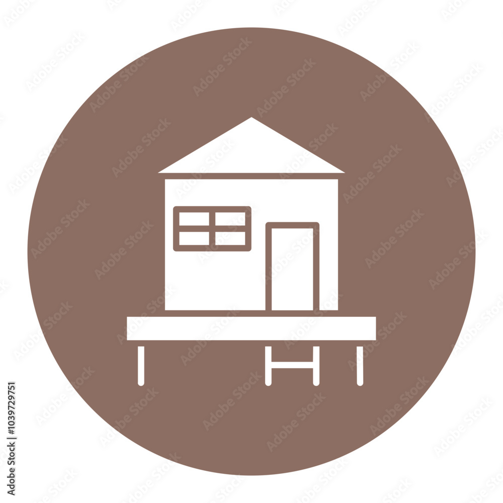Hawaii House Icon Hawaii House Icon