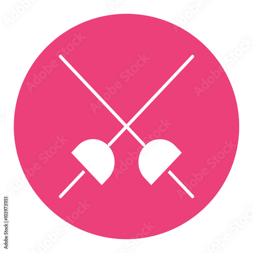 Fencing Sports Icon