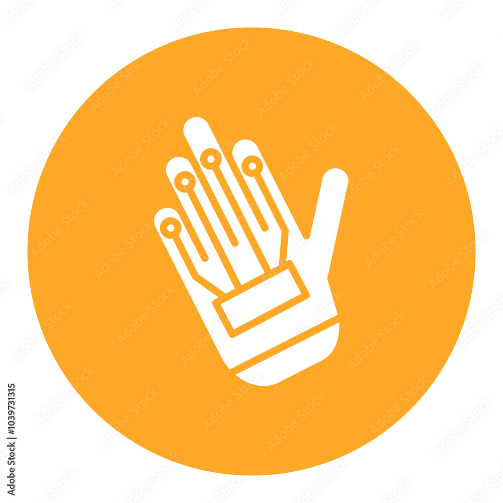 Wired Gloves Icon Wired Gloves Icon