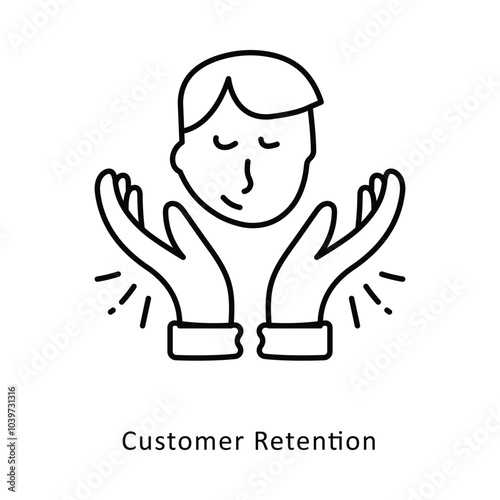 Customer Retention isometric stock illustration. EPS File stock illustration