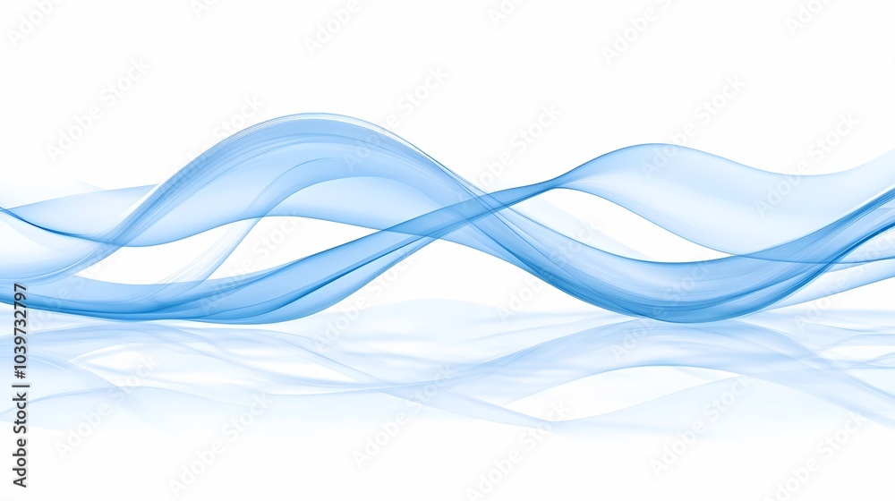 Abstract Blue Wave Background Abstract Blue Wave Background