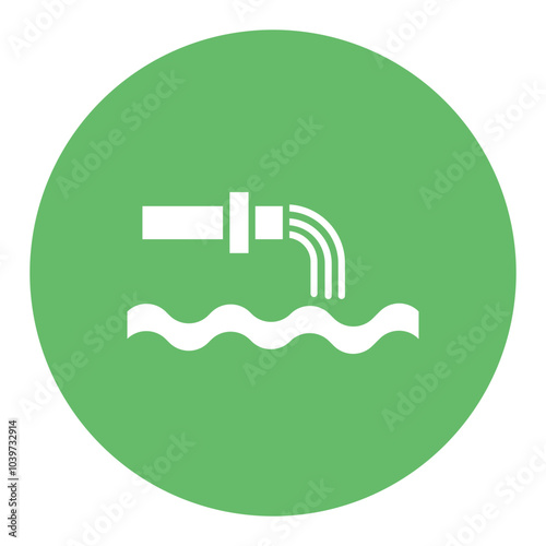 Water Pollution Icon