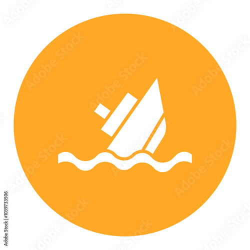 Boat Sink Icon