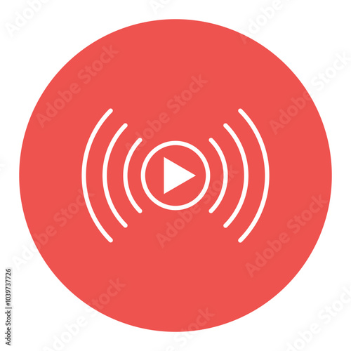 Live Streaming Icon