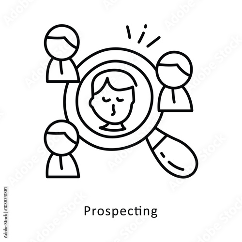 Prospecting isometric stock illustration. EPS File stock illustration