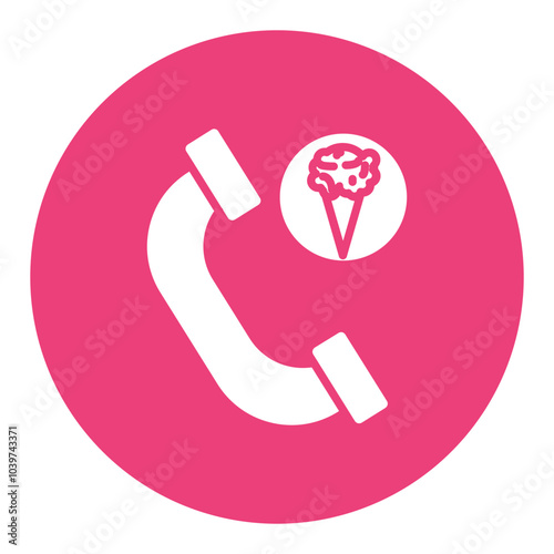 Order Food on Call Icon