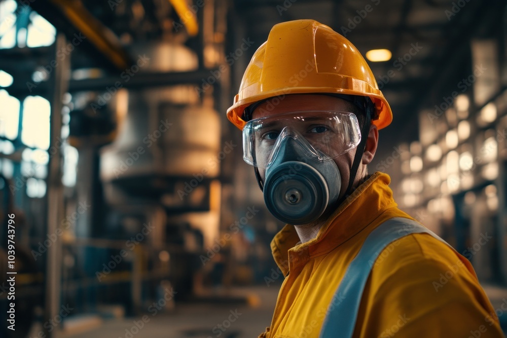 Personal protective equipment at work, highlighting the importance of using proper safety gear to ensure workplace safety Personal protective equipment at work, highlighting the importance of using proper safety gear to ensure workplace safety
