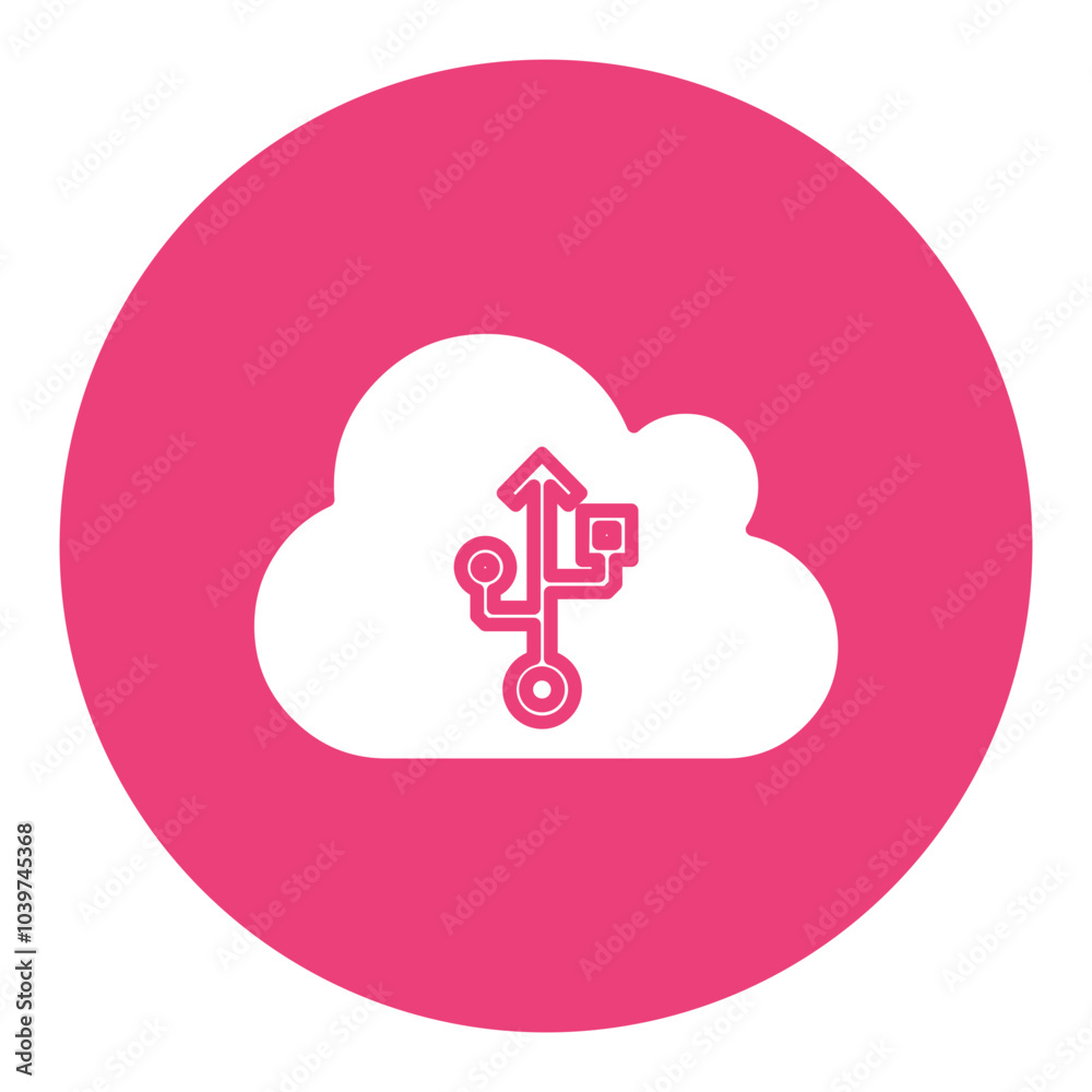 Cloud USB Icon